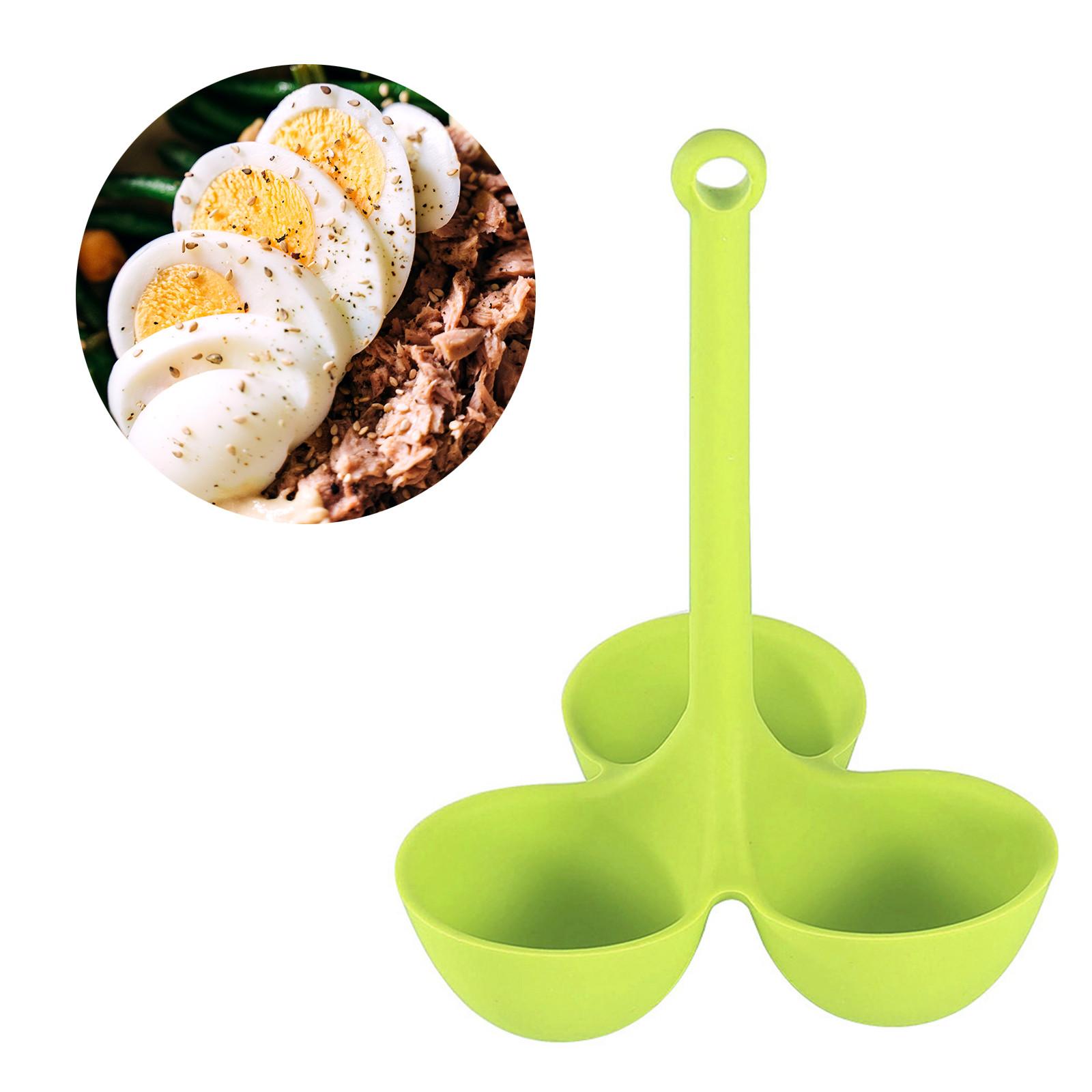 

Подставка для яиц, лоток для яиц на пару, яйца для приготовления на пару или кипячения, силиконовая подставка для яиц, яйцо-браконьер, кухонные гаджеты, столовая, кухонные инструменты One Size зелёный
