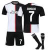 Men’s Juventus No. 7 Football Kit, 1920 Home Retro Edition
