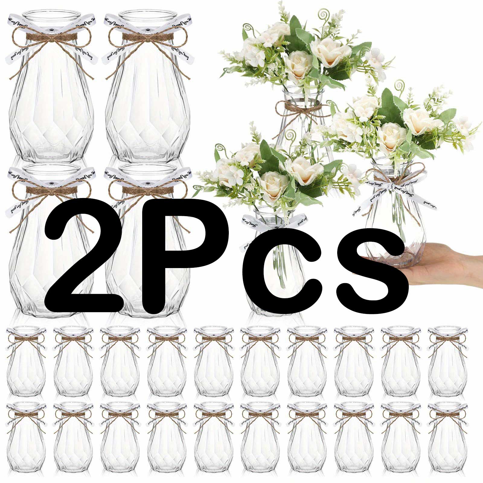 

High quality diamond style plastic vase, transparent vase, suitable for table decoration, wedding, home, table decoration