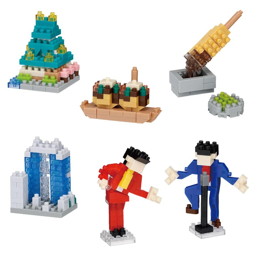 Kawada Nanoblock Mini Nano Osaka 1 BOX 6 total 6 types (BOX) NBMC_78S = pieces,