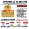1/2" 3/4" 1" 1-1/4" 1-1/2" 2" Swing Check Valve BSP One Way Valve Durable Brass Check Valve