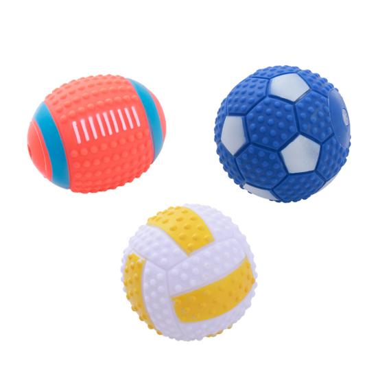 Dog Toy with Sound Ring Made From Flexible Blue 1 Pc