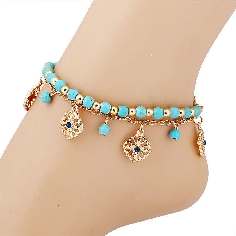 Bell anklet female student Korean version of internet celebrity fashion new trendy retro ethnic style dance and dance ancient style accessories