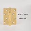 Solid Brass Butt Hinge 4 Inch Door Hinge 5 Inch Heavy Duty Hinge Quiet Bearing Hinge Antique Thick Hinge