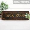 Metal Wall Art Carpe Diem Vintage Horse Decor for Ranch 10x40cm