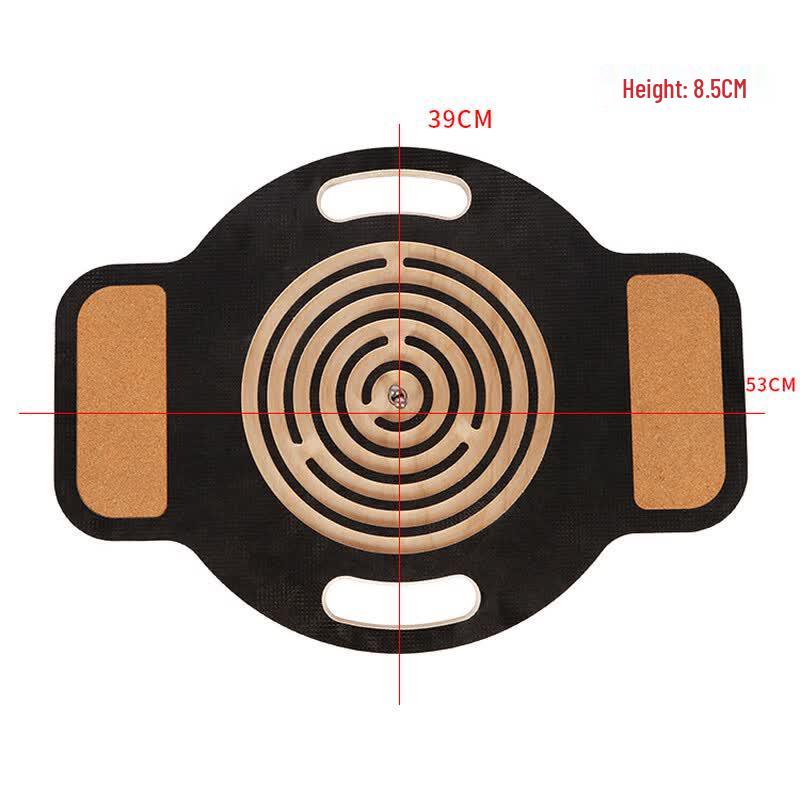 Wooden Labyrinth Multi-Pedal Balance Board