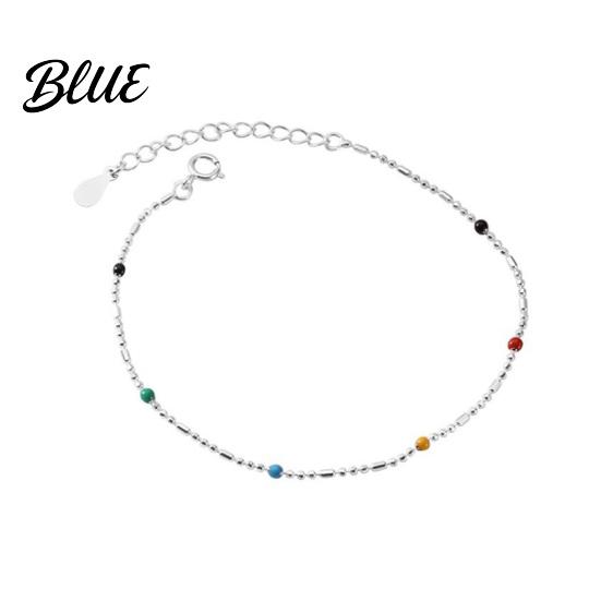 Collana Comoda per Tutti i Giorni da Donna con Perline Multicolori e Lunghezza Regolabile Choker con Perline