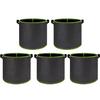 Plant Grow Bags 1/2/3/5/7/10/12 Gallons Non-Woven Grow Vegetable Grow Bags with Handles Flower Planting Containers Garden Tools