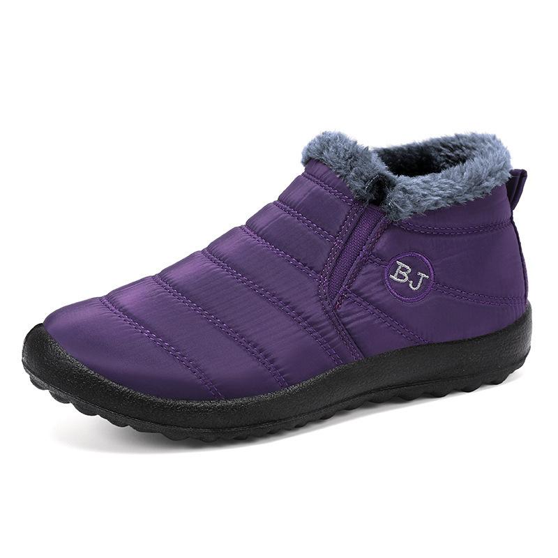 Cotton shoes couple large size women's shoes cold-proof snow boots piled thickened short boots warm soft sole low-top cotton boots