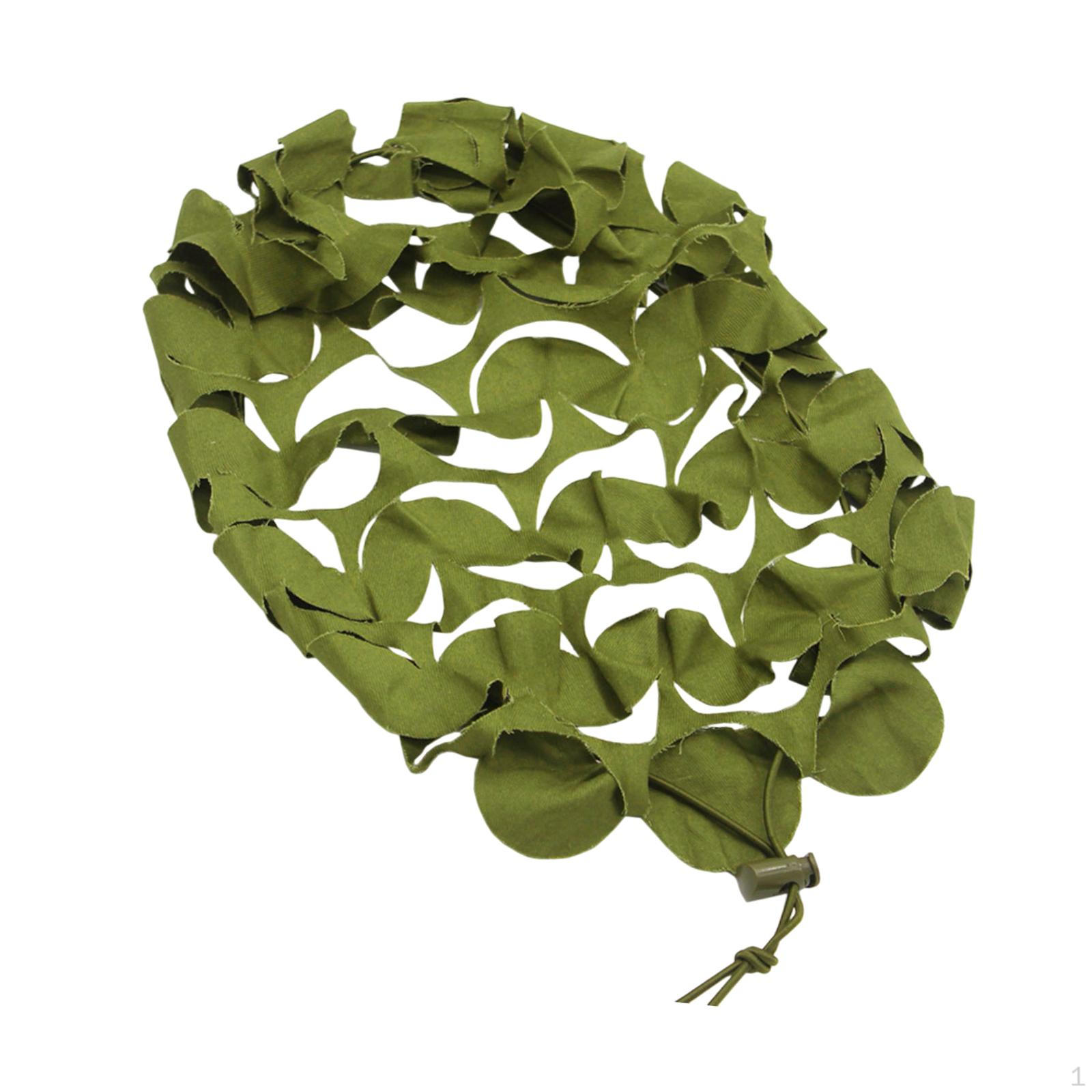 

Головний убір Fast Helmet Cover Camo Ghillie для кемпінгу, катання на велосипеді в джунглях Style C