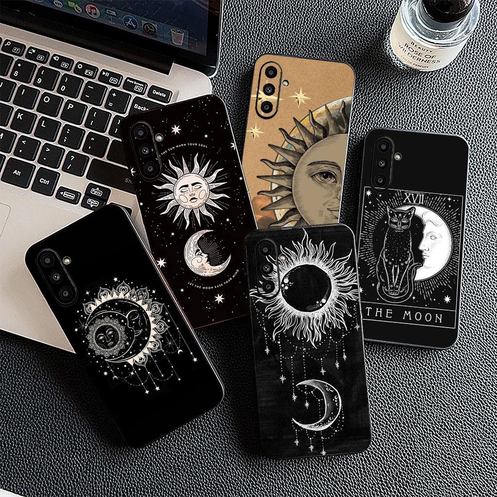 Cover for Xiaomi Redmi 15 9A 9C NFC 7A 9T Note 9 8 7 8T 15c A5 4G 5G Phone Case Witches Moon Totem Divine Witch Sun Face