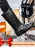 Men's Eco-friendly High-top Rain Boots | Thick-soled, Comfortable Rubber Shoes for Beachcombing, Kitchen, or Fishing
