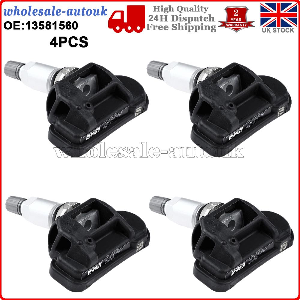 4 шт. Датчик давления в шинах TPMS для Vauxhall Astra Corsa Zafira ignia 13581560