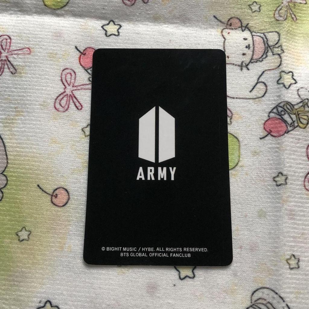[USED] BTS Jungkook JK JPFC GOLDEN Fan Club Lottery Trading Card