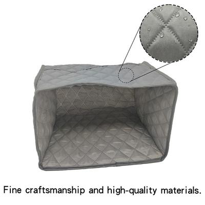 Standing Blender Dust Cover Multi-Color Quilted Diamond Pattern With Side Pocket Polyester Taffeta Appliance Protector Anti Dust
