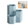 Stylish Hexagonal Pen Desk Cosmetic Storage Stationery Storage Small Item Increases Desk Pen Large Capacity Holder, Organizer, Box, Storage,