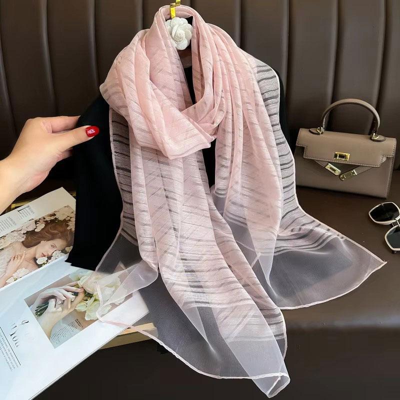 Long Silk Wool Scarf Shawls And Wraps For Women Foulard Luxury  Hijab New Lady Pashmina Neck Winter Scarves Bandana Poncho