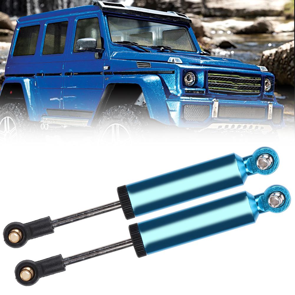 2pcs Aluminum Alloy Shock Struts Damper Fit for SCX10 TRX4 1 10 RC Car AccessoryBlue