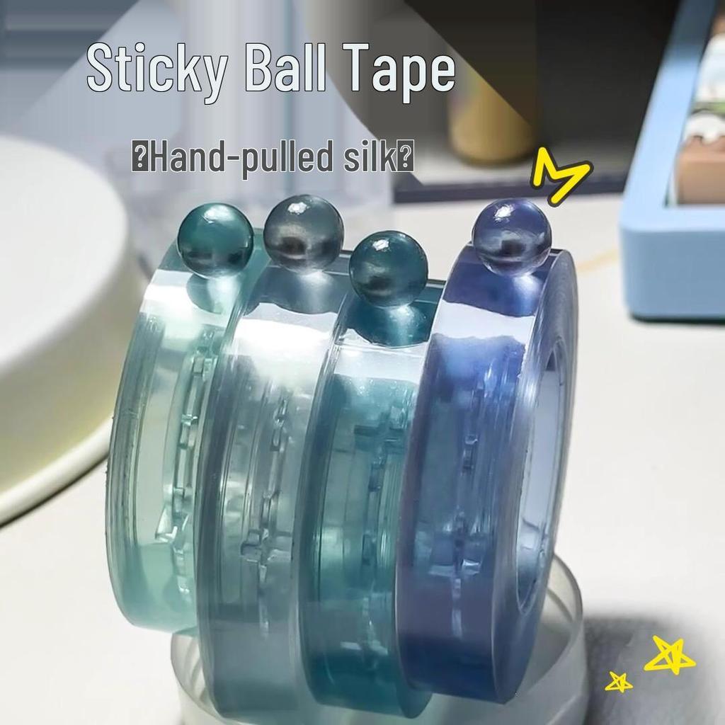 Bunter transparenter Klebeball zum Stressabbau