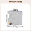 Water Container with Faucet Barrel Portable Side Handle Tank Bucket for Camping Barbecue