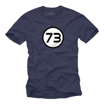 Magic Number 73 Science Theory Print Mens T-Shirt Print Boys Men