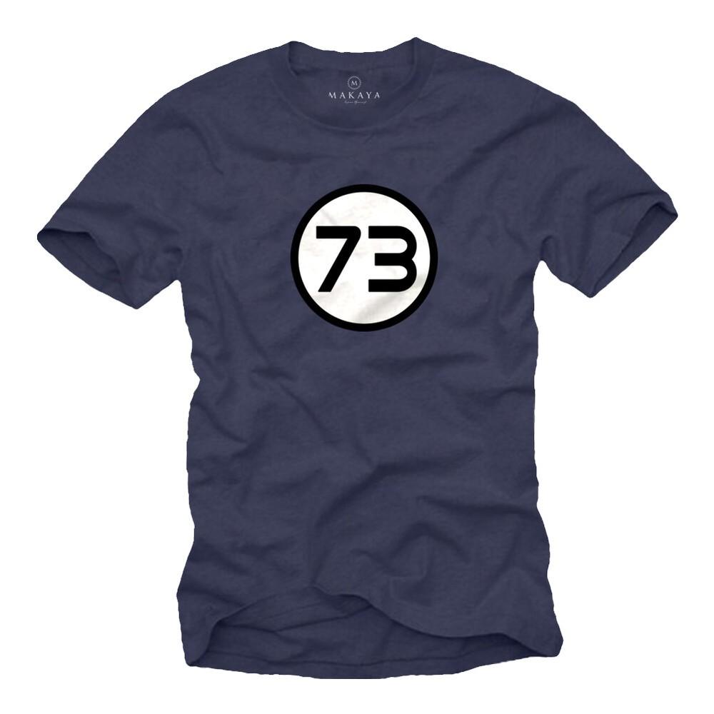 

Magic Number 73 Science Theory Print Mens T-Shirt Print Boys Men 3XL