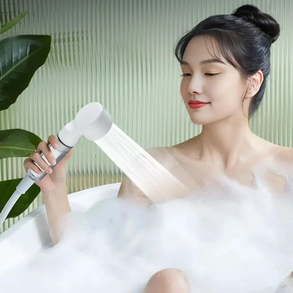 Durable Portable Travel Showerhead 3 Modes Clean Mini Head Detachable Filter Shower Head Shower Head Universal