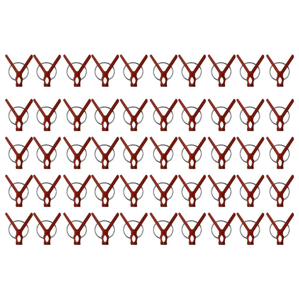 Garden Tool Graft Clip Graft Clamp For Watermelon For Eggplant For Novice Enthusiast 50Pcs Ample Quantity Plastic