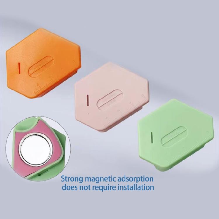 2Pieces ABS Magnetic Seam Guide with Scale Sewing Machine Flat Car Quilting Seam Guide Multilateral Magnetic Seam Guides