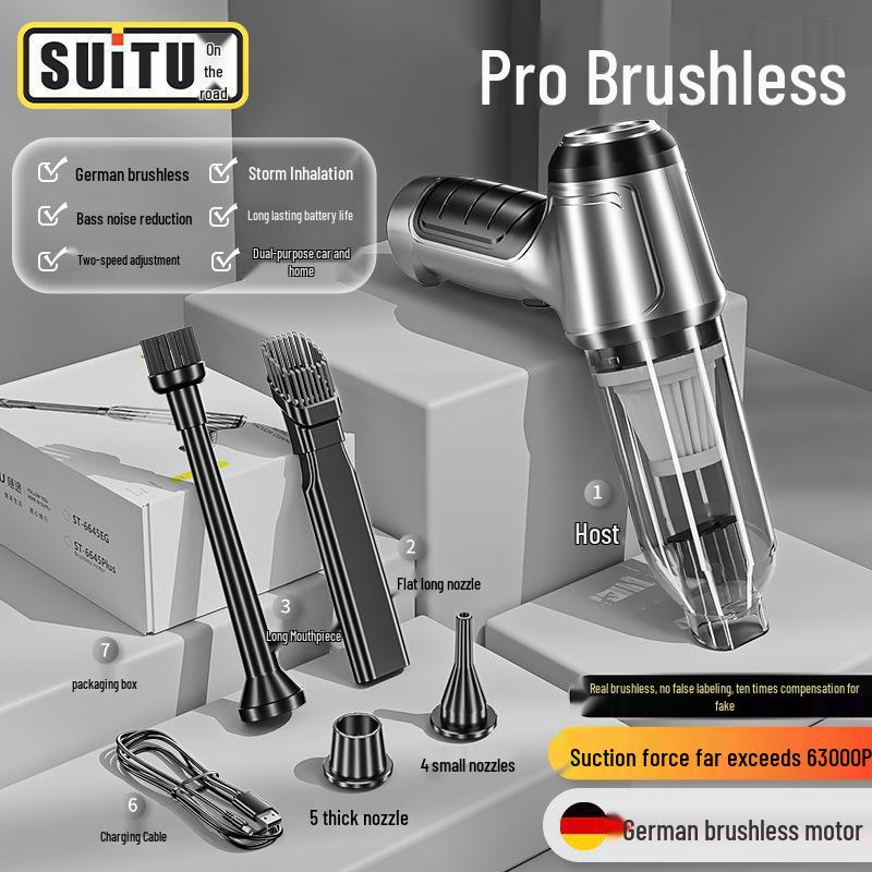 All-in-One Portable Wireless Handheld Hair Vacuum & Powerful Dust Blower