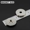Magnet Neodim Puternic 30x5-6mm cu găuri N35 NdfeB Magnetic Permanent imanes Rotund Super Puternic Magneți de Frigider DIY