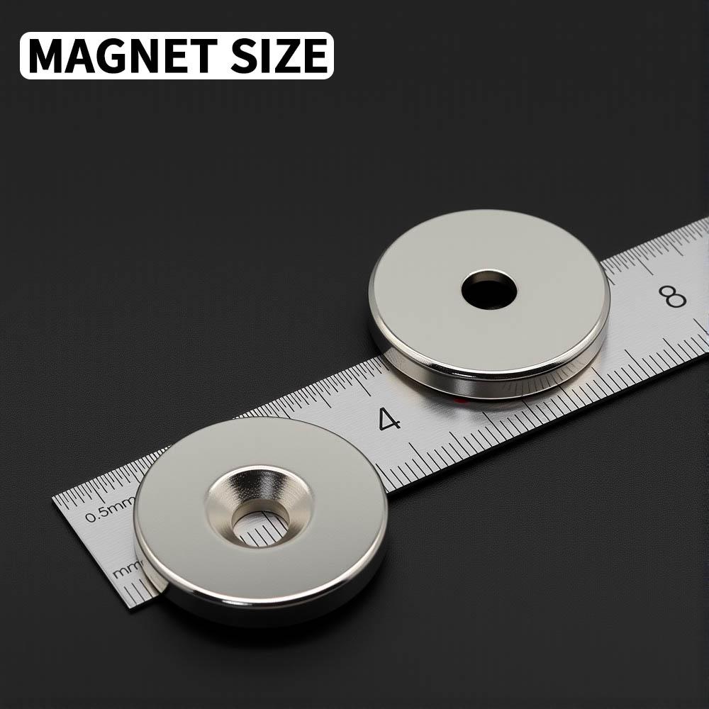 30x5-6mm Powerful Neodymium Magnet with Holes N35 NdfeB Permanent Magnetic Imanes Round Super Strong Fridge Magnets DIY