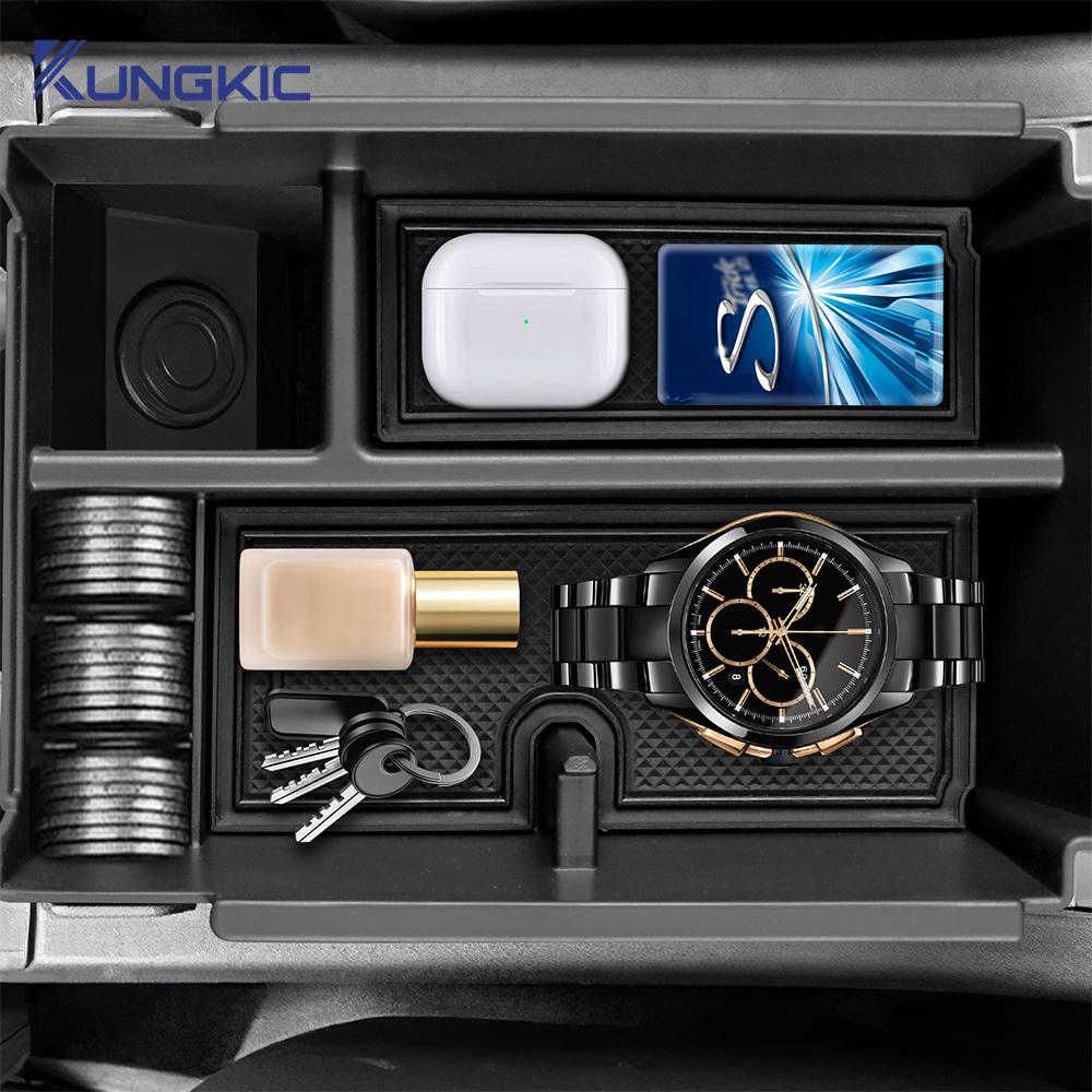 Für Subaru Levorg WRX 2025 2025 2025 2025 ABS LHD RHD Mittelarmlehne Aufbewahrungsbox Handy-Kartenhalter Aufbewahrungsbox Tablett Organizer