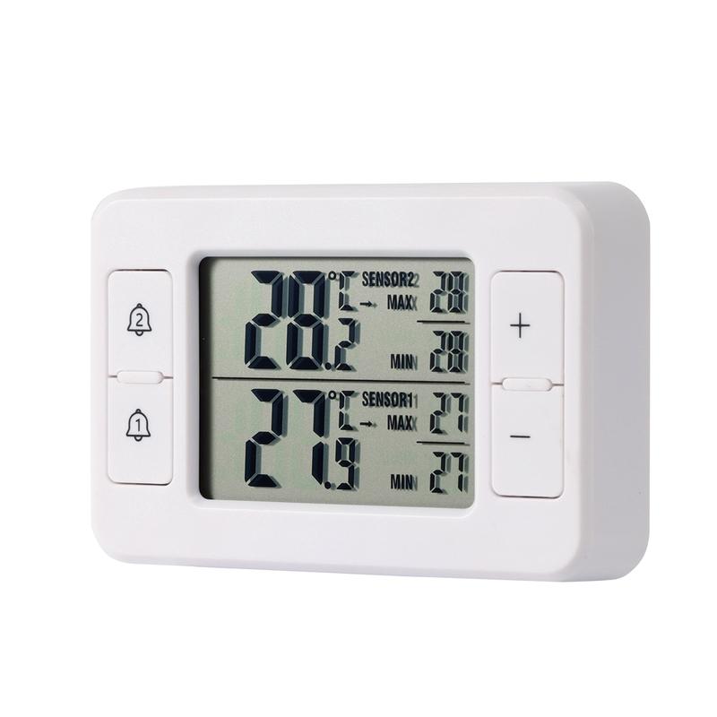 Wireless Digital Refrigerator Thermometer Accuracy Home Freezer Temperature Monitor Recorder -40℃~60℃ Temperature Sensor Alarm