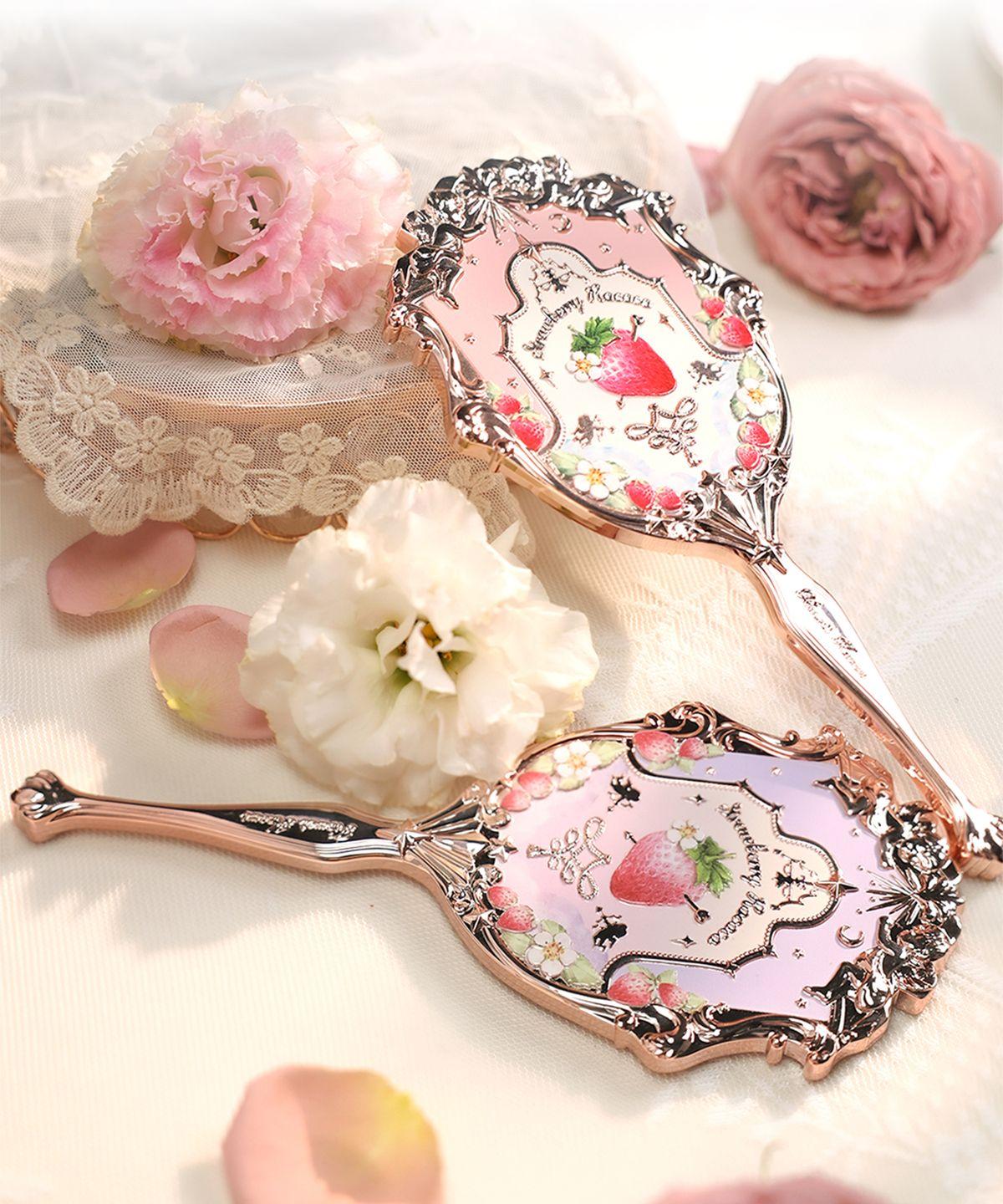 Strawberry Rococo Series Hand Mirror