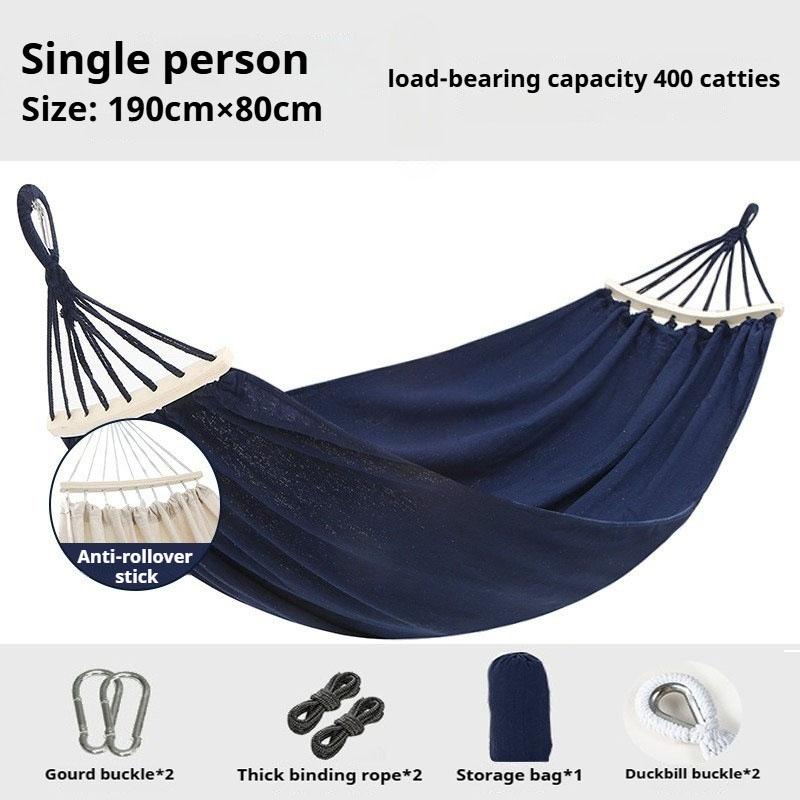 Hammock Outdoor Swing, Anti - Rollover for Outdoor Picnic, Beach Camping. Suitable for Indoor Use At Home, for Single or Double
