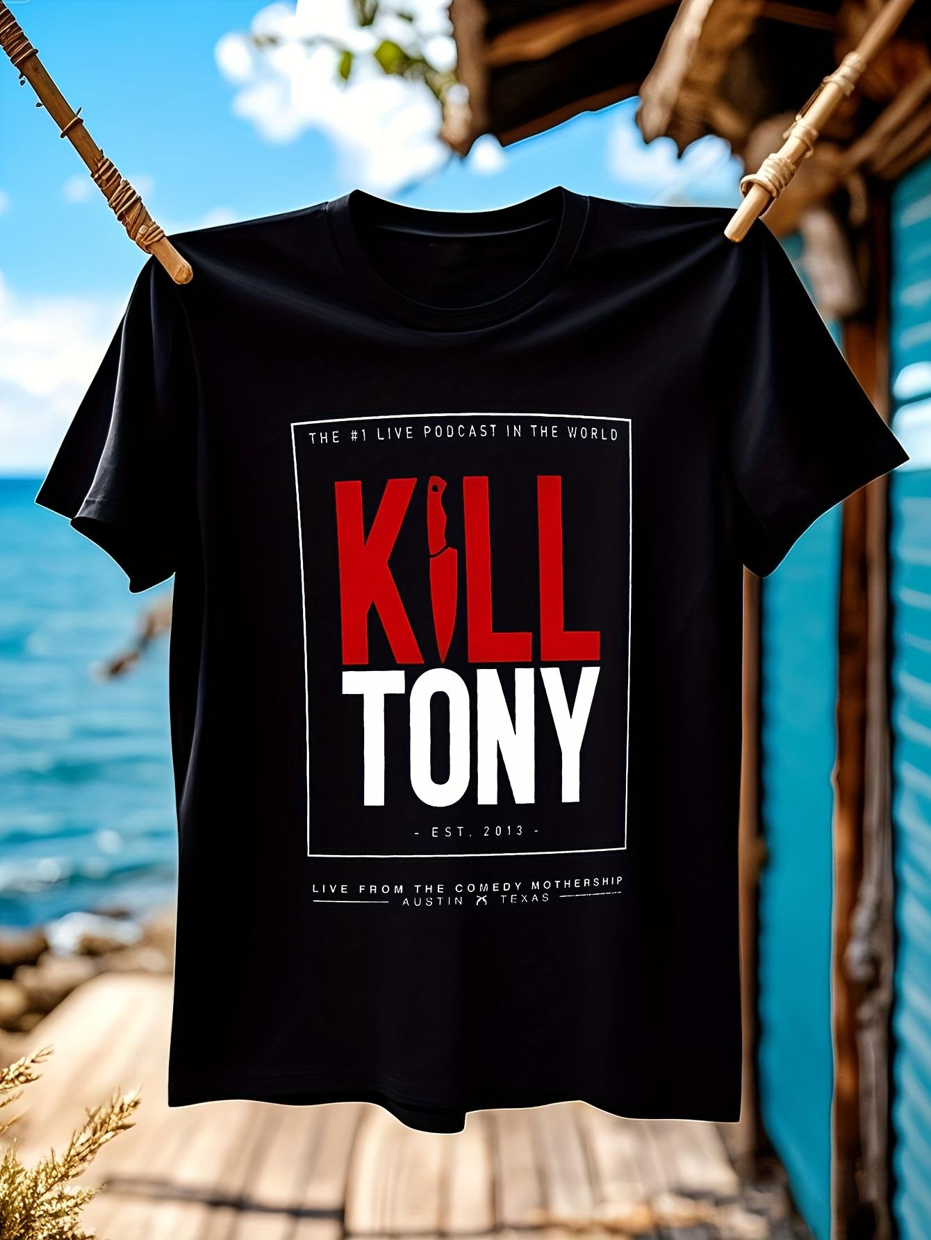Kill Tony Graphic Tshirt Graphic Cotton Tshirt - Black Ca... XXXL