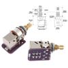 A250K/B250K/A500K/B500K Pcb Mod Dpdt Push-Pull Brass Pot Metric Split Shaft 9.5Mm Potentiometer For Guitar Bass