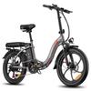 Electric Bicycle Foldable Fafrees F20 250W Motor City Electric Bike Top Speed 25Km/h LCD Display 48V 18AH 20" Fat Tire 7 Speed