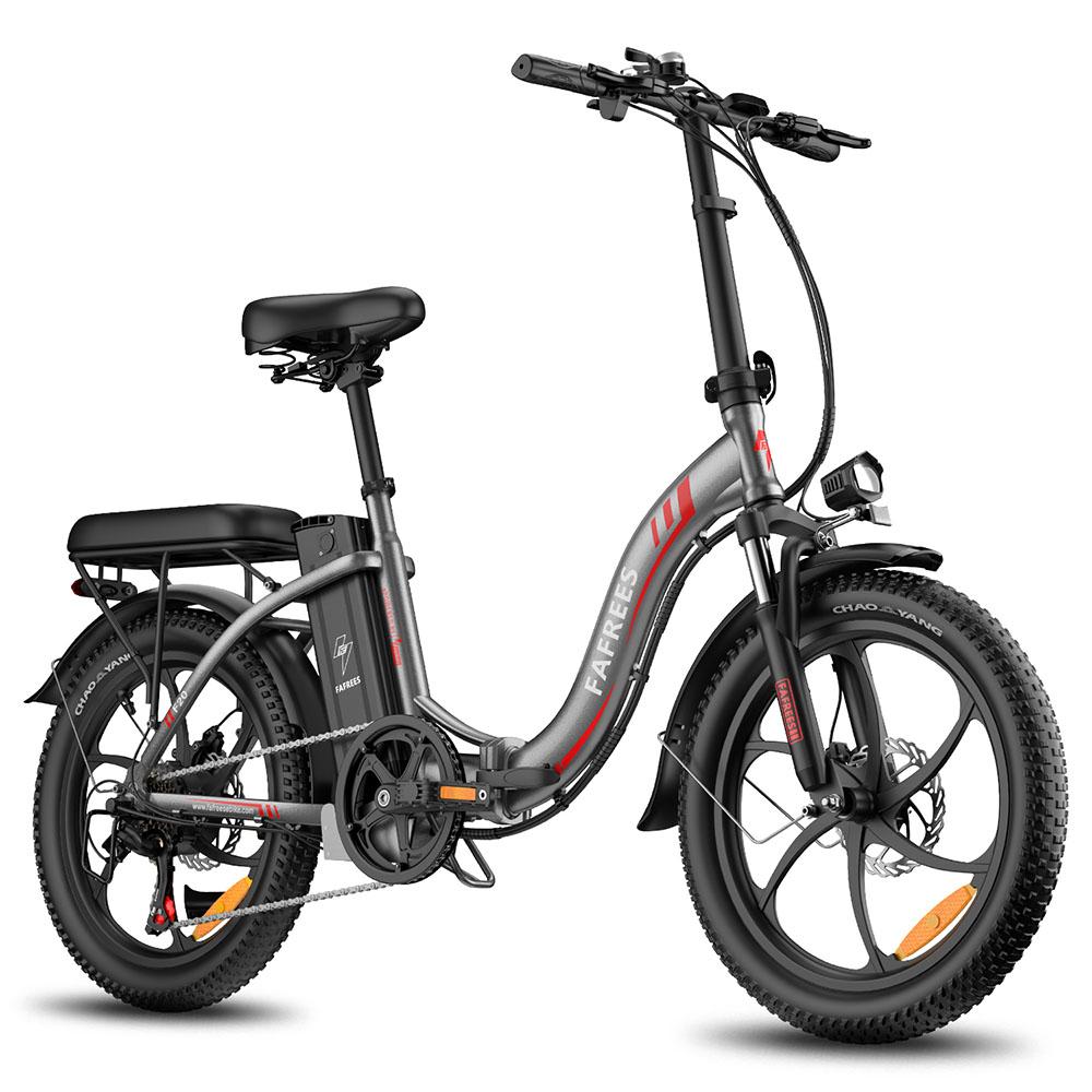 Electric Bicycle Foldable Fafrees F20 250W Motor City Electric Bike Top Speed 25Km/h LCD Display 48V 18AH 20" Fat Tire 7 Speed