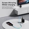 Hagibis Kabelloses USB C Sender und Empfänger Kit HDMI Video Extender Spiegelungs Dongle für Telefon Tablet Laptop Monitor Samsung