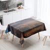 Natural World Scenery Tablecloth Landscape  Anti-Stain Waterproof Rectangular  Kitchen Table Home Decor