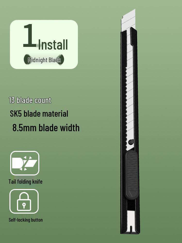 Канцелярский нож Baolian: Компактный резак для резьбы и бумаги для вскрытия посылок Blade Angle ≤ 60° - Length 8cm-13cm