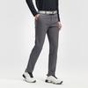 FILA Fleece Lined Warm Simple Comfortable Fashionable Golf Versatile Straight Leg Knit Casual Pants Men bottoms Deep-Space-Gray A11M615603FDY