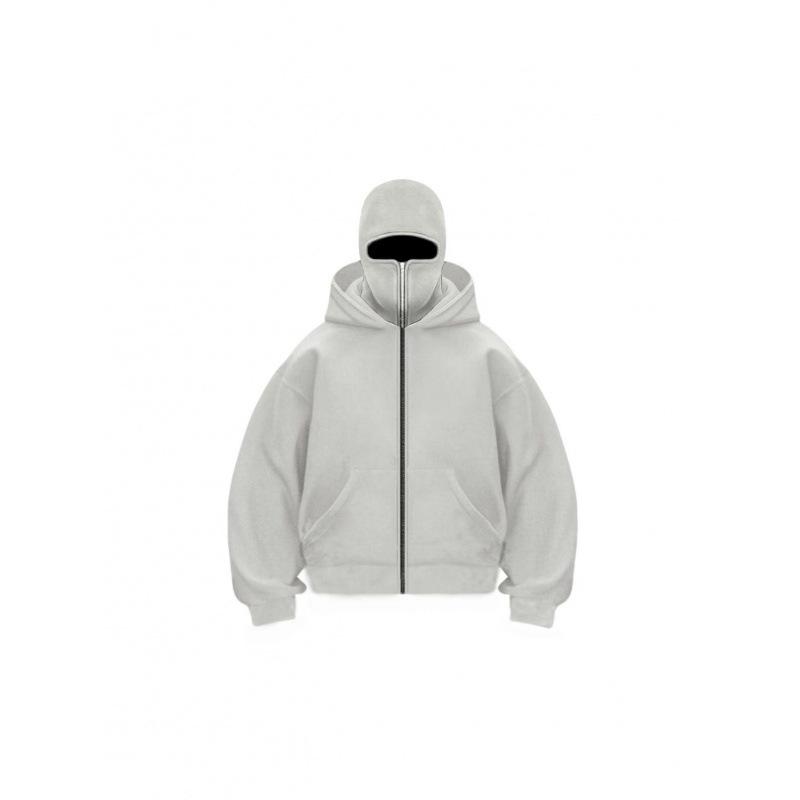 Unisex Double-Layer Hooded Zipper Sweatshirt Jacket - Street Style for Spring & Autumn