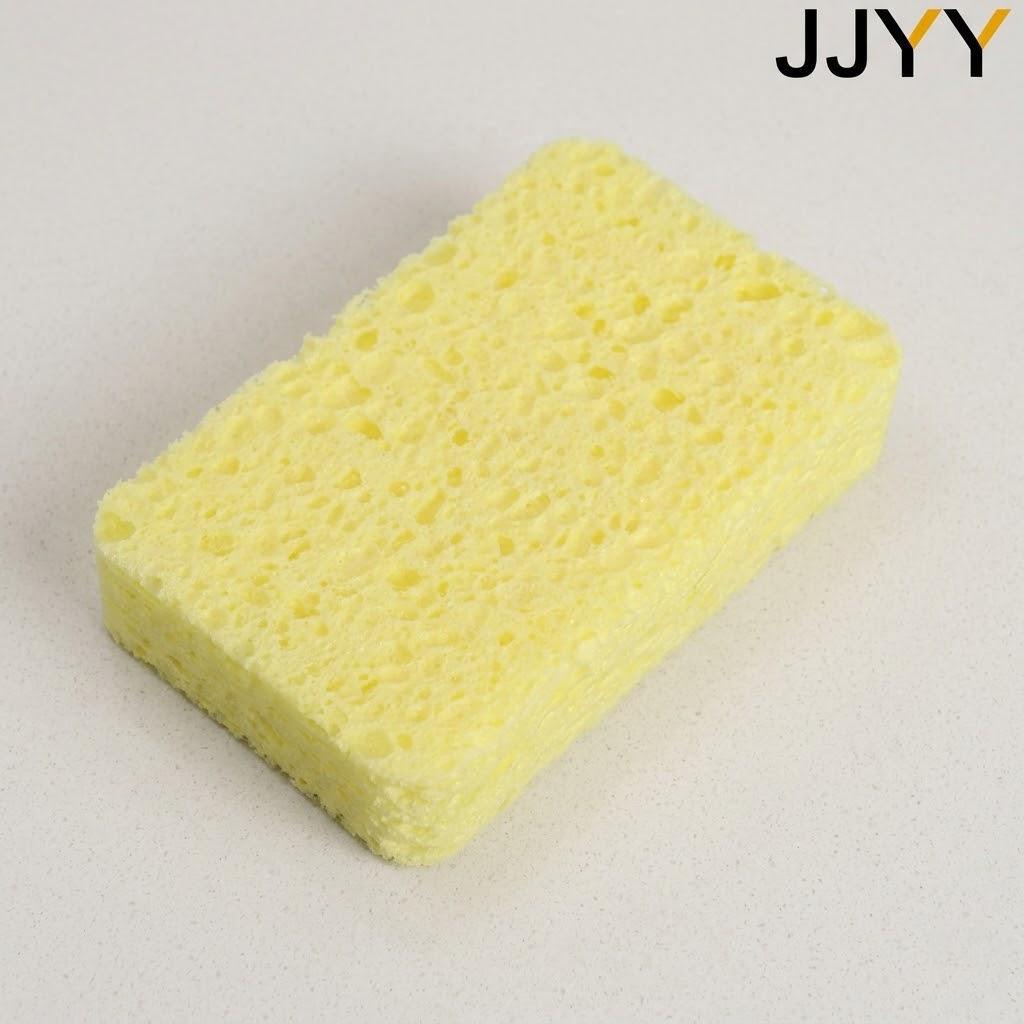 

Non Stick Pan Cleaning Brush Cellulose Sponge Scouring Pad Kitchen Cleaning Supplies Wood Pulp Cotton Dishwashing Tool золотой