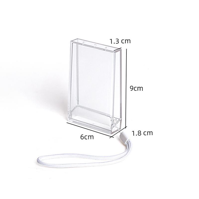 3-Inch Film Clear Photo Storage Box Instant Camera Photo Case For Fujifilm Instax Mini 12/11/9/8/7 With Strap