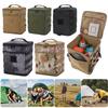 Camping Stove Storage Case Foldable Propane Stove Storage Box Wear Resistant Large Capacity Outdoor Utensils Storage