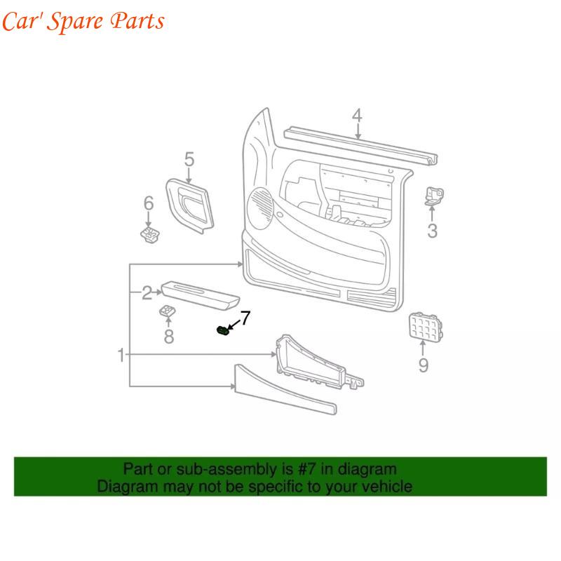 Y4UA Auto Accessories Central Door Lock Switch Button Replace F57Z-14028-AAA CN