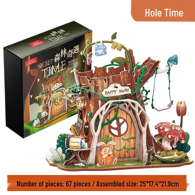 

LoCube Лесное приключение 3D Пазл Ручная работа Игрушечный домик Модель Украшение Подарок